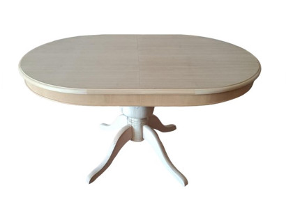 Round Dining table Dining room Tables Living room Round Table 135 x 91 cm Wood Furniture